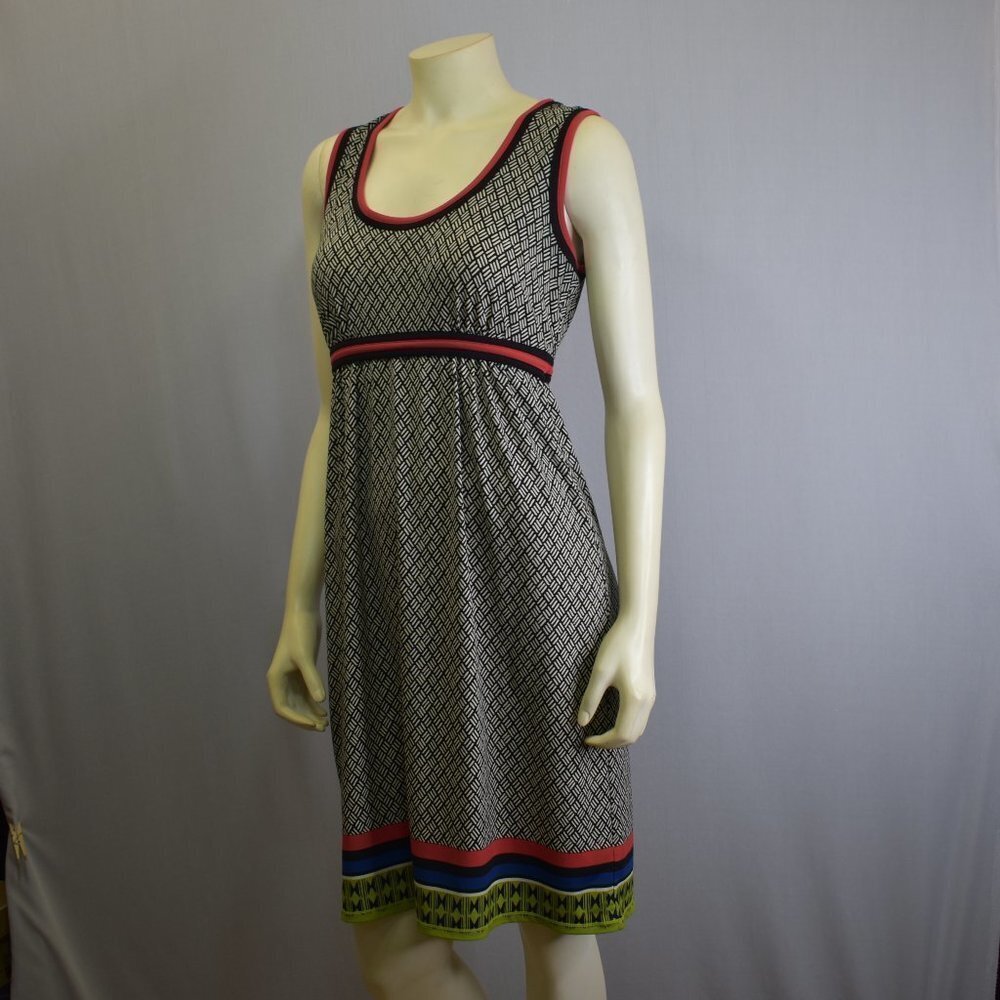 MAX STUDIO MATTE JERSEY Printed DRESS MD